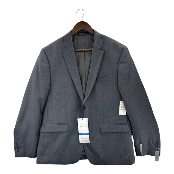 Perry Ellis Other - Perry Ellis Mens Slim-Fit Comfort Stretch Suit Jacket 42S